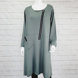 NWT! Chalet Moss/Blk Dress/Tunic Size:XL